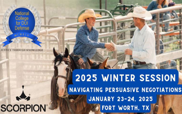 SAVE THE DATE - 2025 Winter Session: Navigating Persuasive Negotiations
