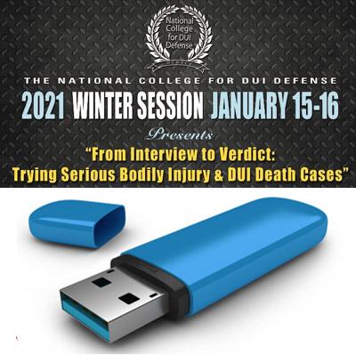 Digital Recordings of the 2021 Winter Session (USB Flash Drive)